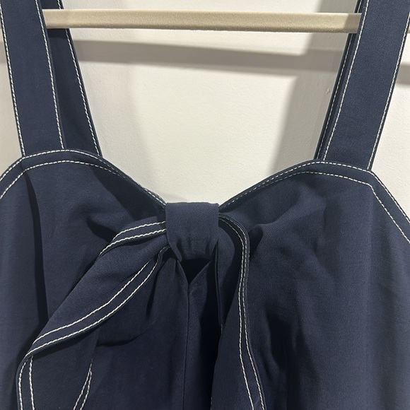 NWT A New Day Nautical Twist Tie Front Dress - Picture 7 of 13